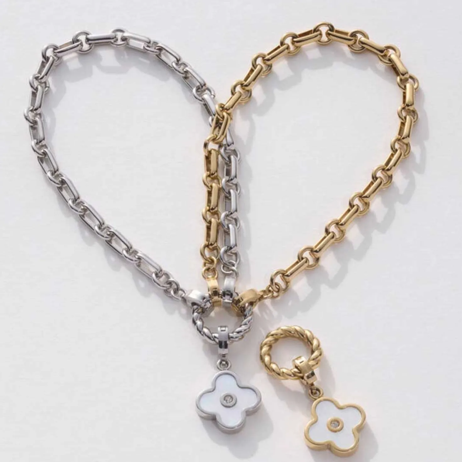 Anhänger BLUNA gold Clip & Mix