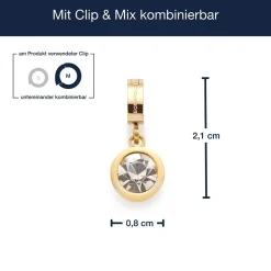 Anhänger LACY gold Clip & Mix