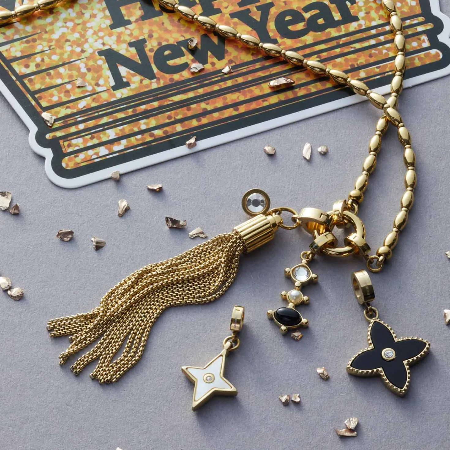 Anhänger PIETRA gold Clip & Mix