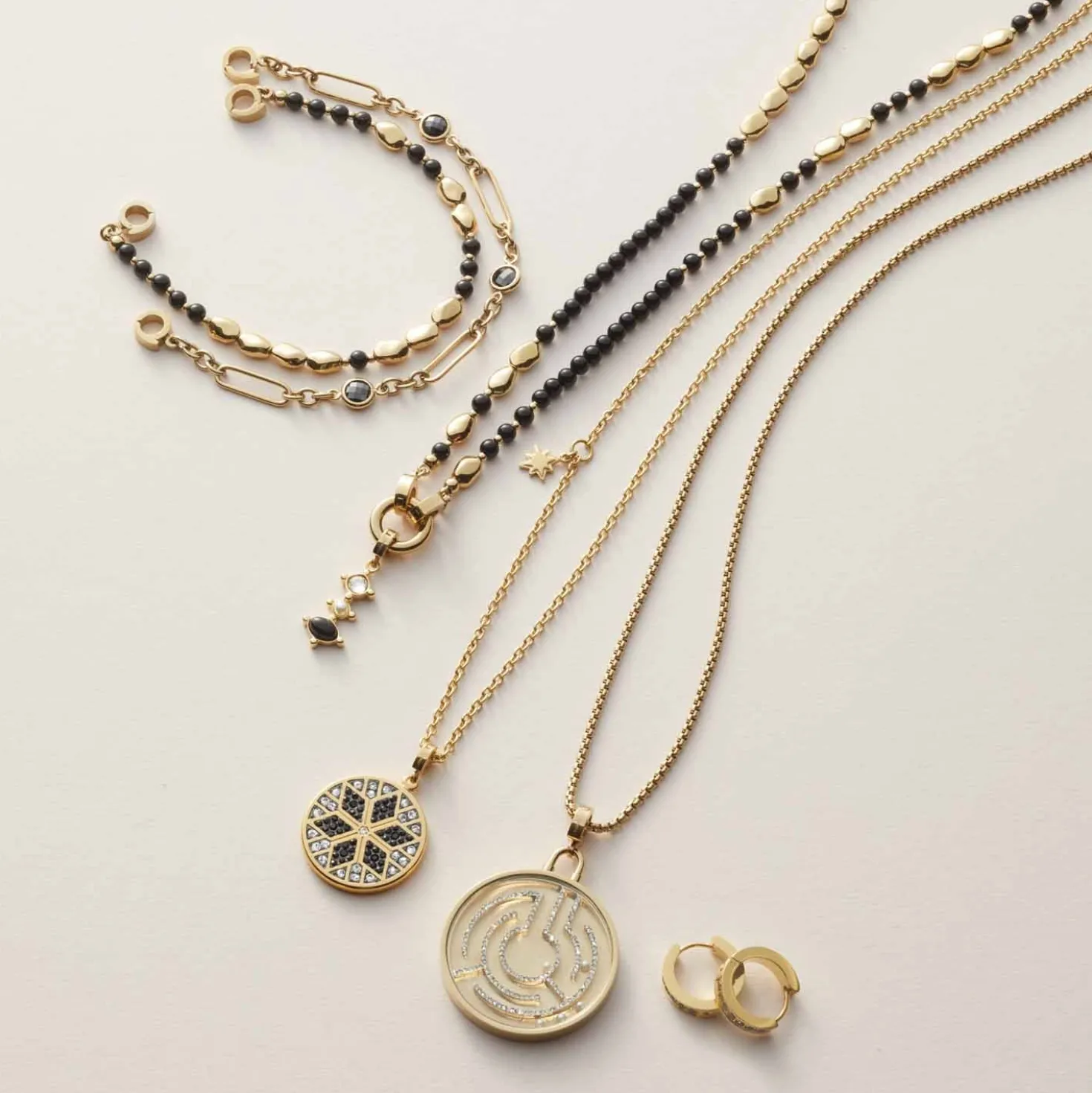 Armband DELICA gold Clip & Mix