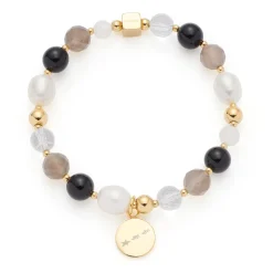 Armband HOPE gold/grau