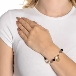 Armband HOPE gold/grau