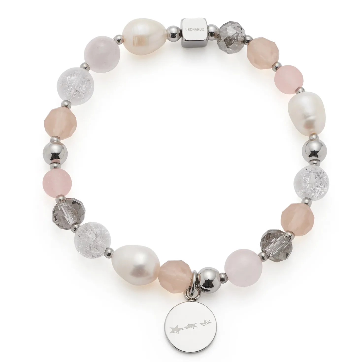 Armband HOPE silber/rose