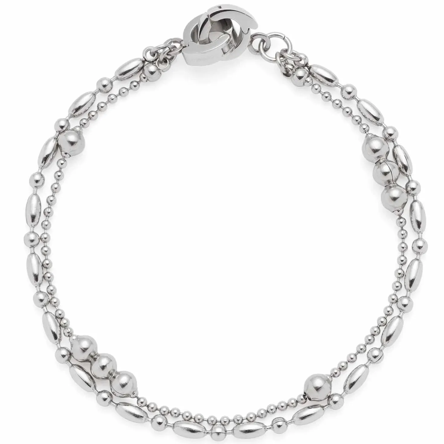 Armband ILVI silber Clip & Mix