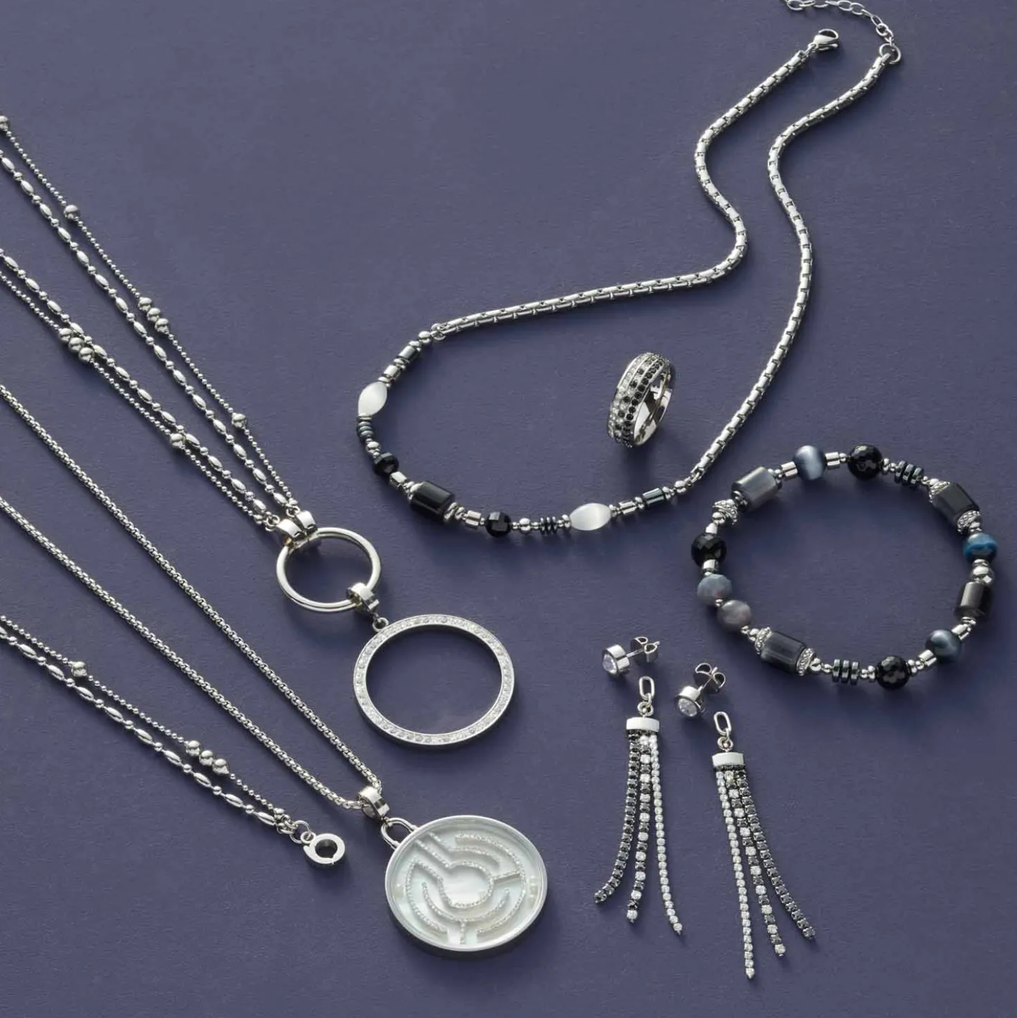 Armband ILVI silber Clip & Mix