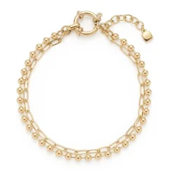 Armband LIZZY gold Clip & Mix