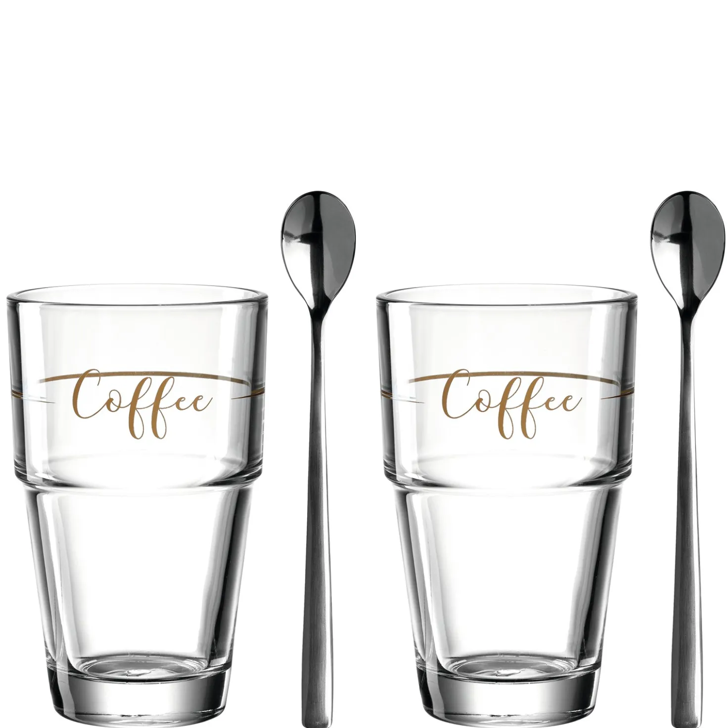 Becherset SOLO 410 ml 'Coffee' 4-teilig
