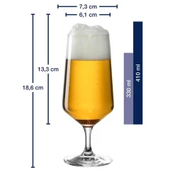 Bierglas PUCCINI 410 ml 6er-Set