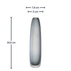 Bodenvase BELLAGIO 34 cm anthrazit
