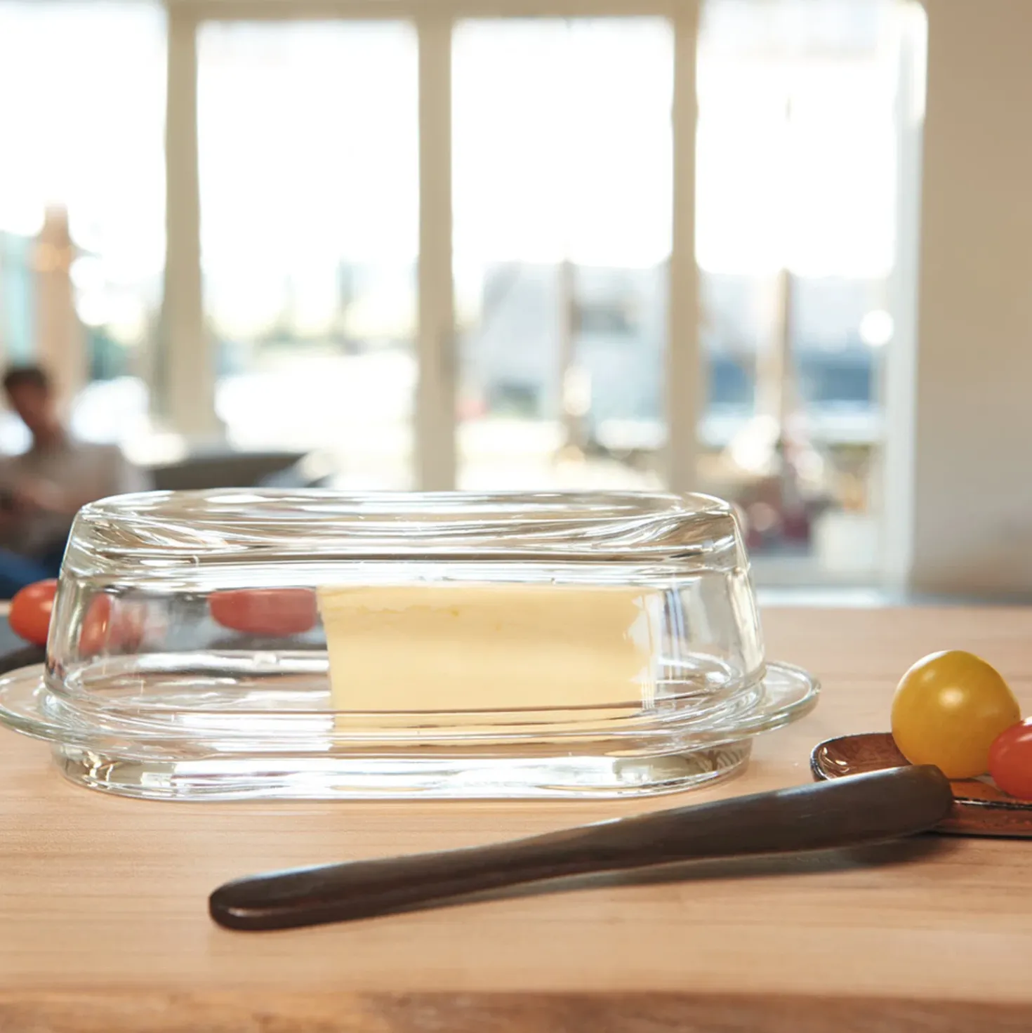 Butterdose CIAO aus Glas