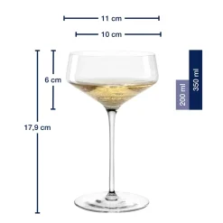 Champagnerschale PUCCINI 350 ml 6er-Set