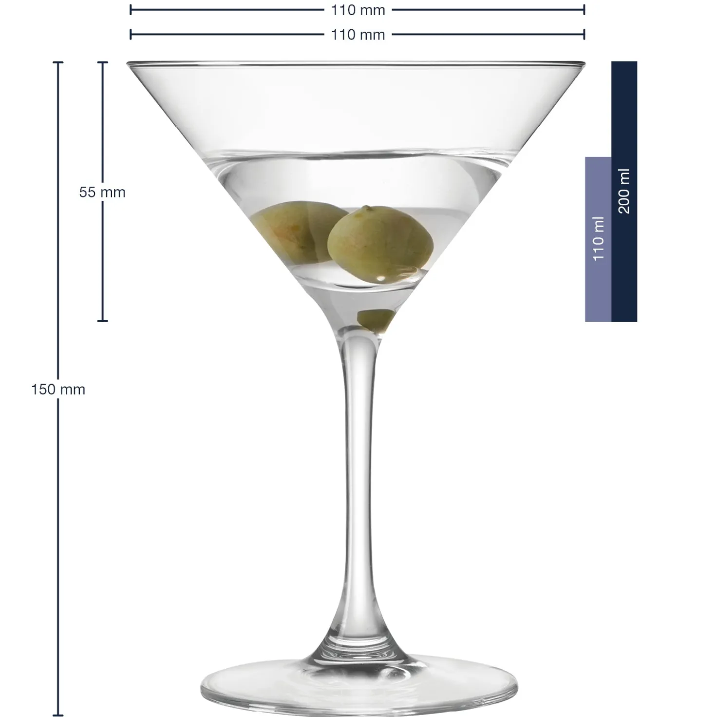 Cocktailglas CIAO+ 200 ml 6er-Set