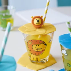 Deckel BAMBINI 9 cm gelb Löwe