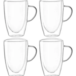 Doppelwandtasse DUO 400 ml 4er-Set