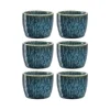 Eierbecher MATERA blau 6er-Set