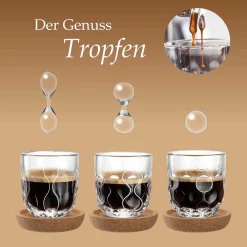 Espressoglas GOCCE 60ml 1. Variante 2er-Set