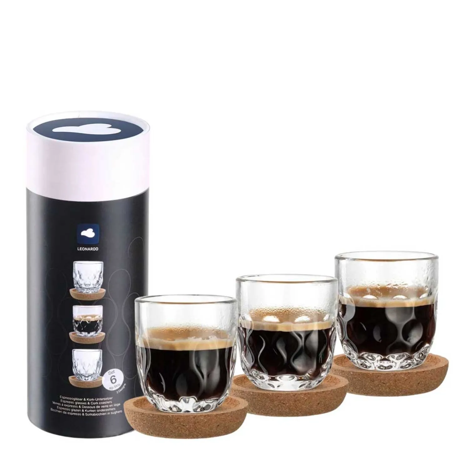 Espressoset GOCCE 6-teilig