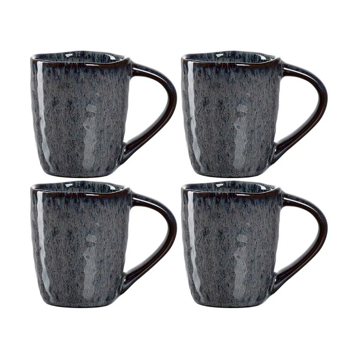 Espressotasse MATERA 90 ml anthrazit 4er-Set