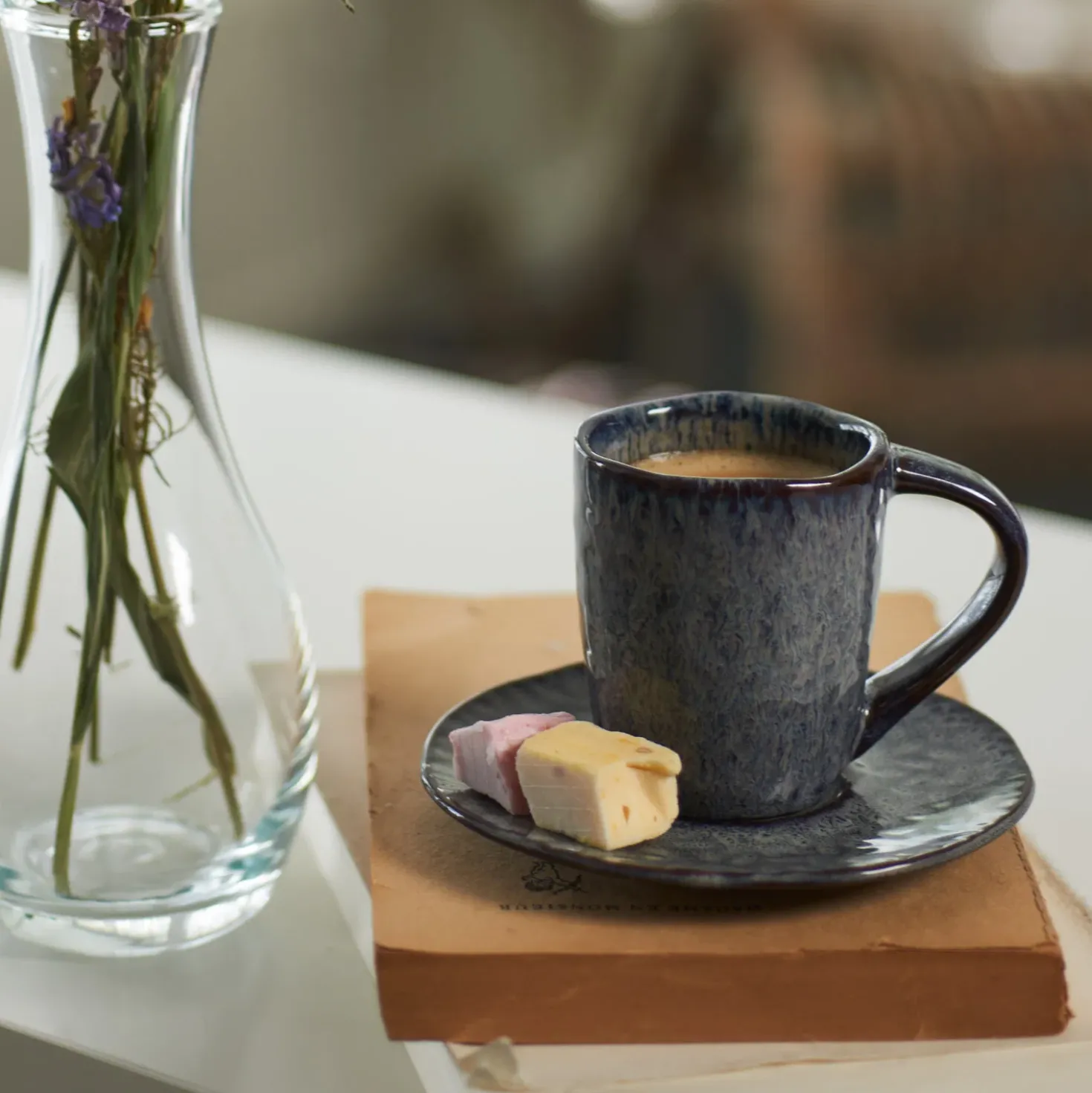 Espressotasse MATERA 90 ml anthrazit 4er-Set