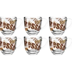 Espressotasse NAPOLI 80 ml 3farbig 6er-Set