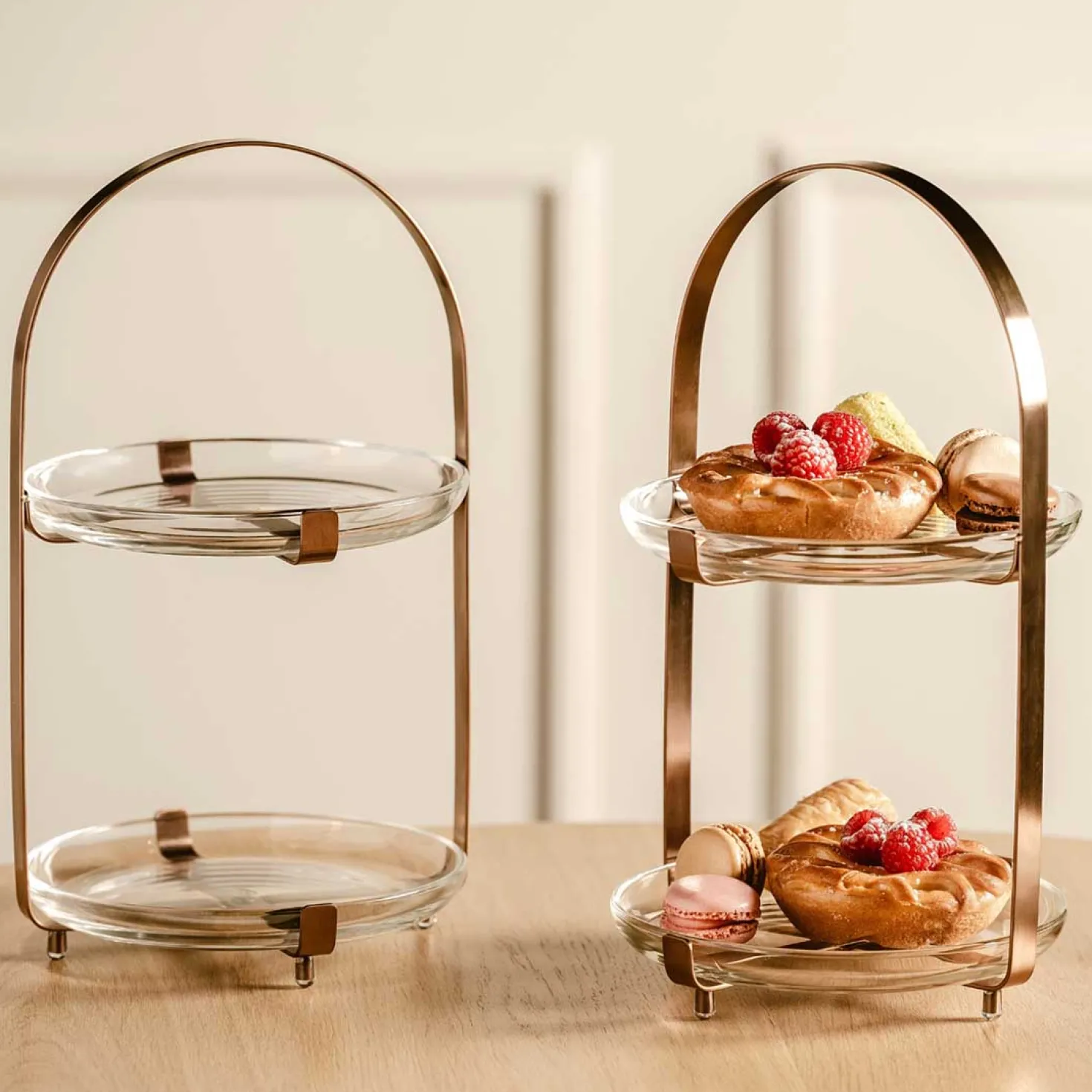 Etagere CUCINA kupfer 2-teilig