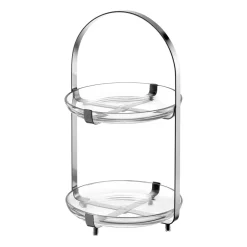Etagere CUCINA silber 2-teilig