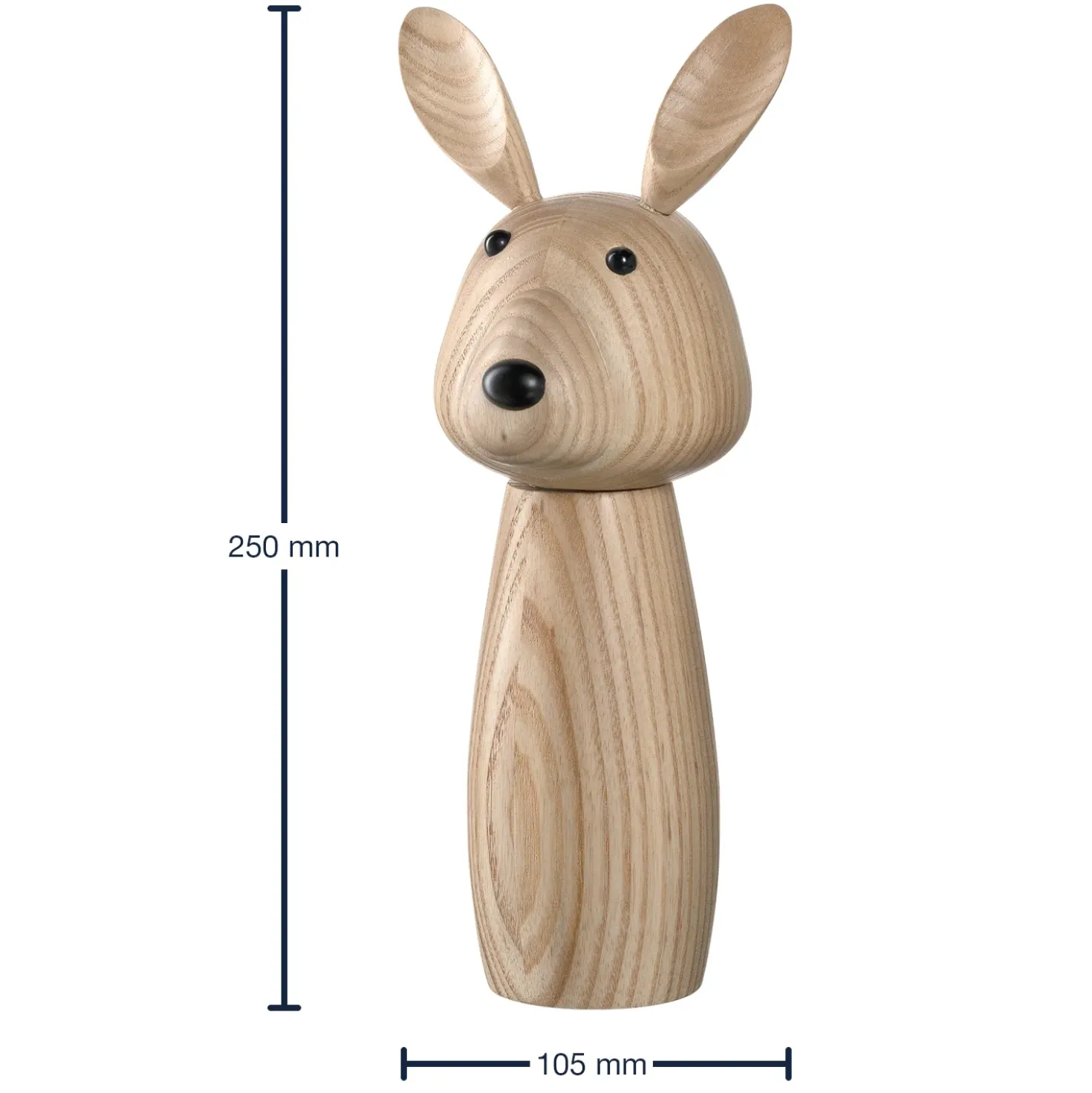 Gewürzmühle Holz CUCINA braun Hase