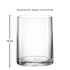 Glasvase NOVARA 19 cm klein
