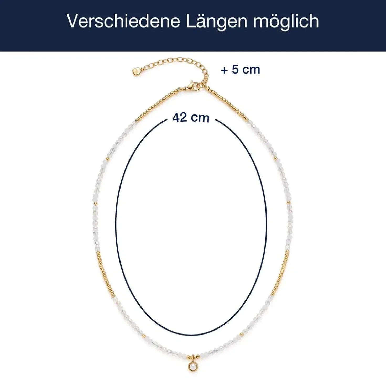 Halskette ALTHINA 42 cm gold CIAO