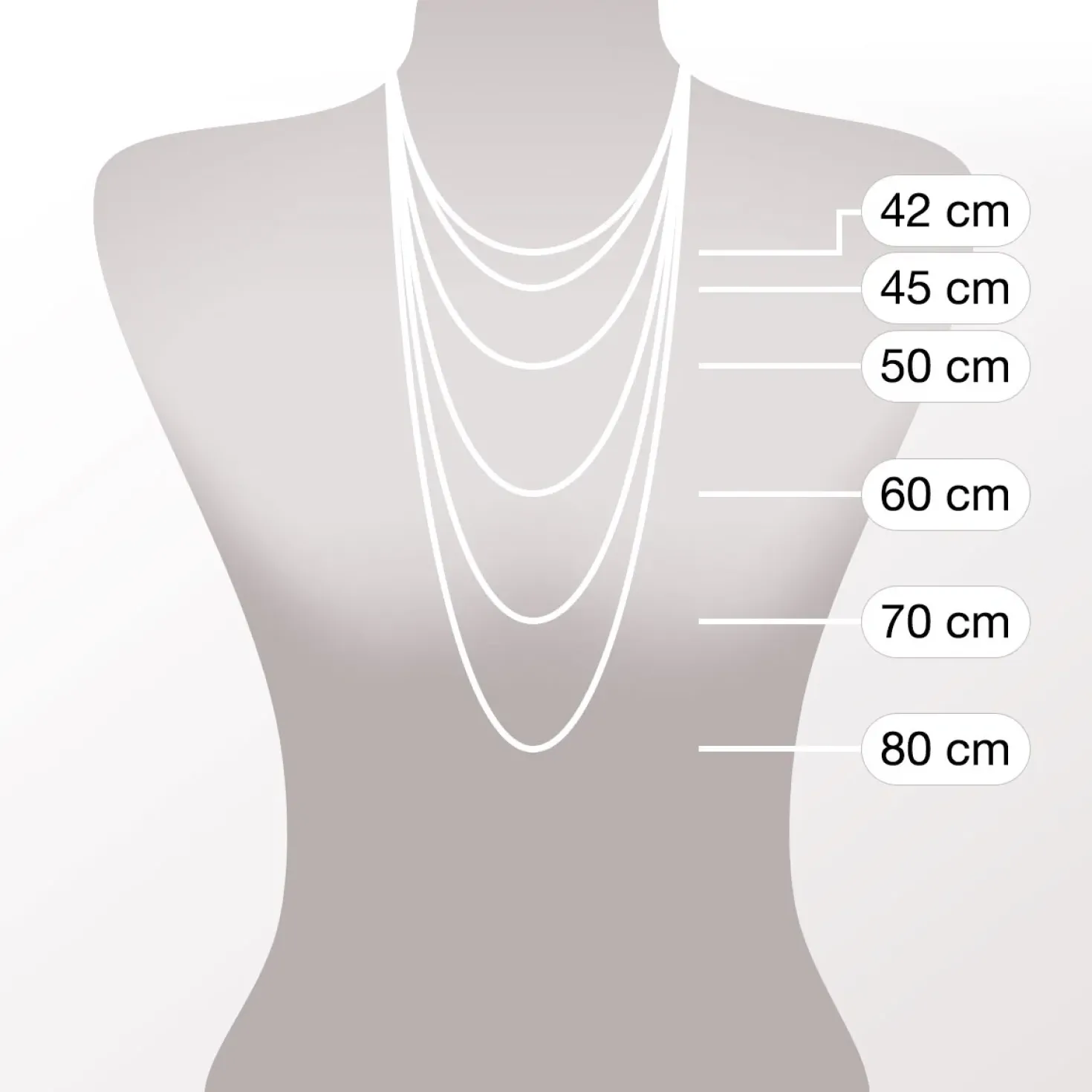 Halskette ANKA 45 cm