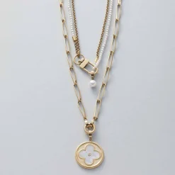 Halskette CONSENZA 70 cm gold Clip & Mix