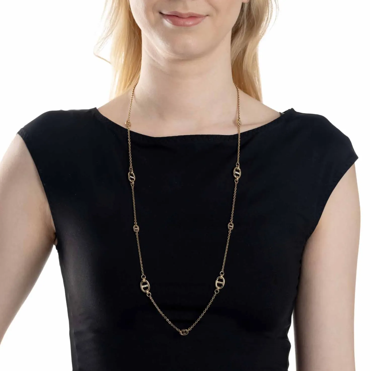Halskette HERMA 80 cm gold