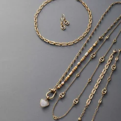 Halskette HERMA 80 cm gold