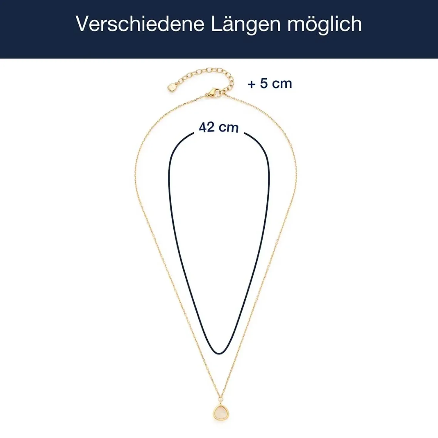Halskette INDRA 42 cm gold CIAO