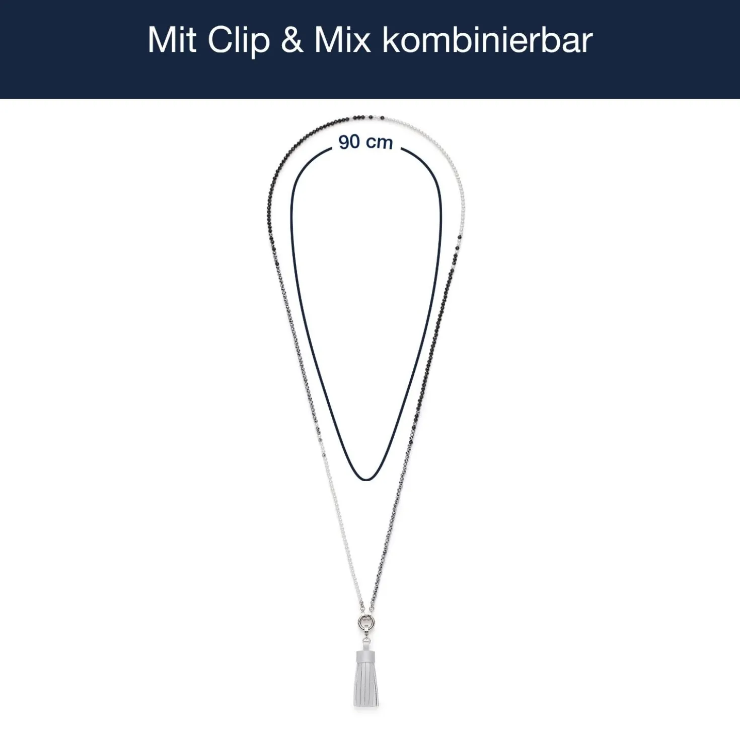 Halskette KELLY 90 cm Clip & Mix