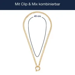 Halskette LIZZY 45 cm gold Clip & Mix