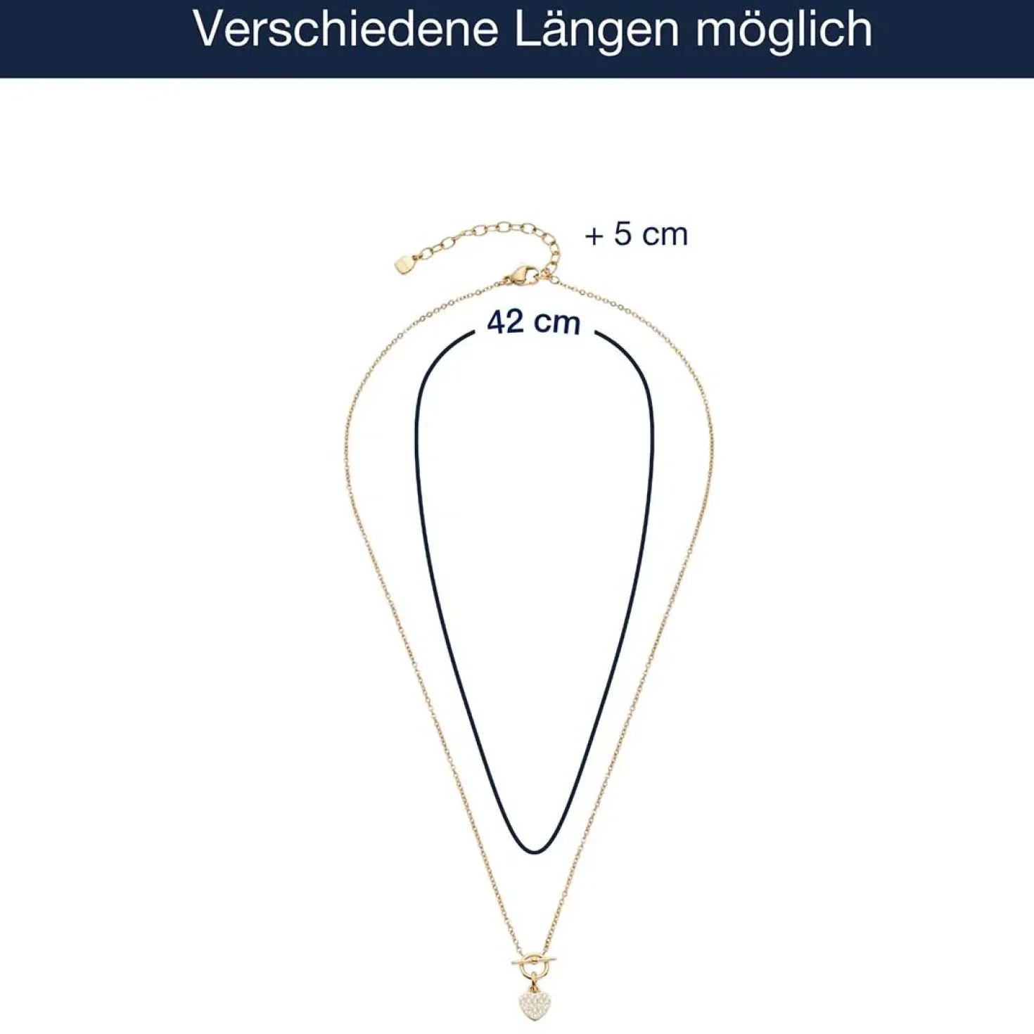Halskette NOEMI 42 cm gold CIAO