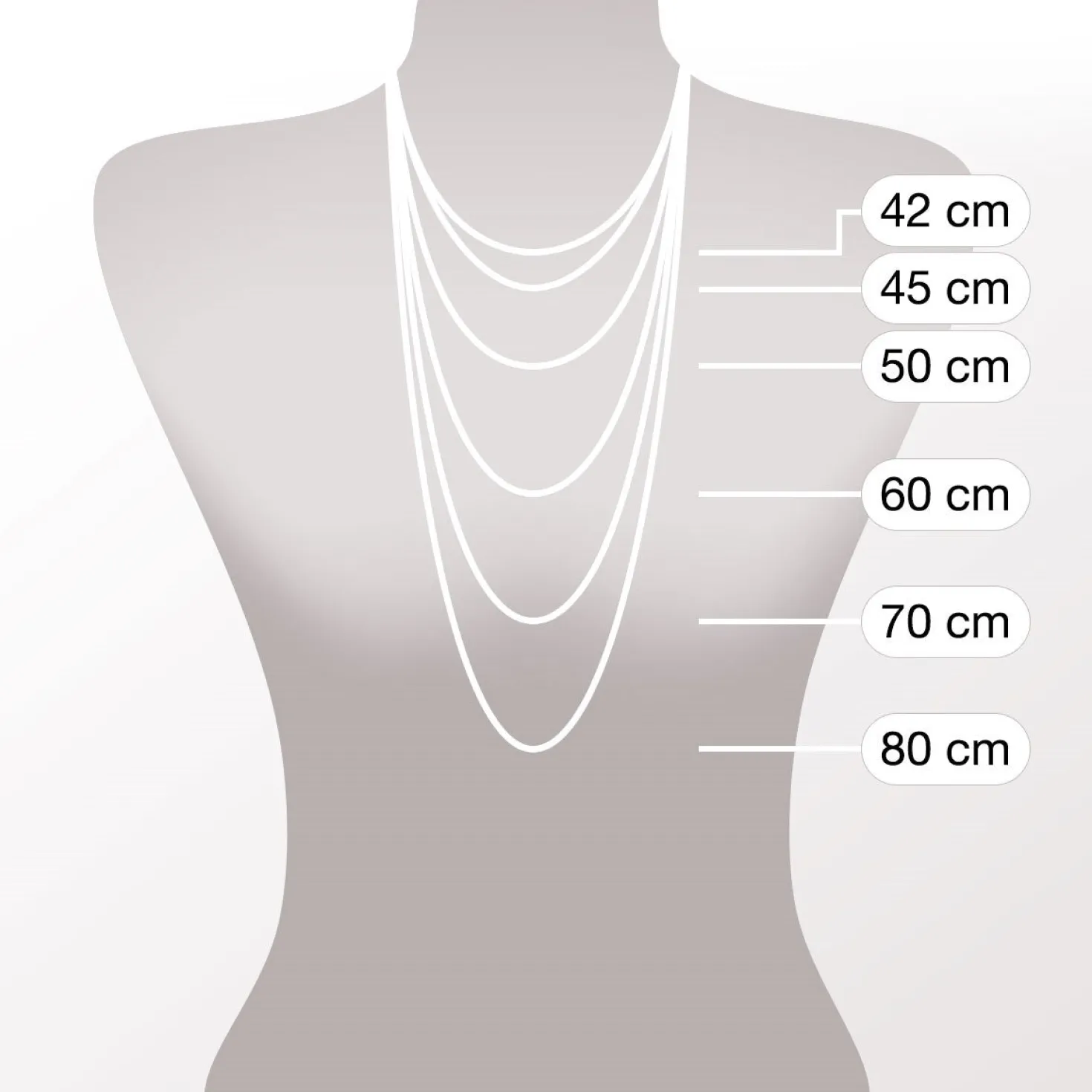 Halskette PAOLA 70 cm Clip & Mix