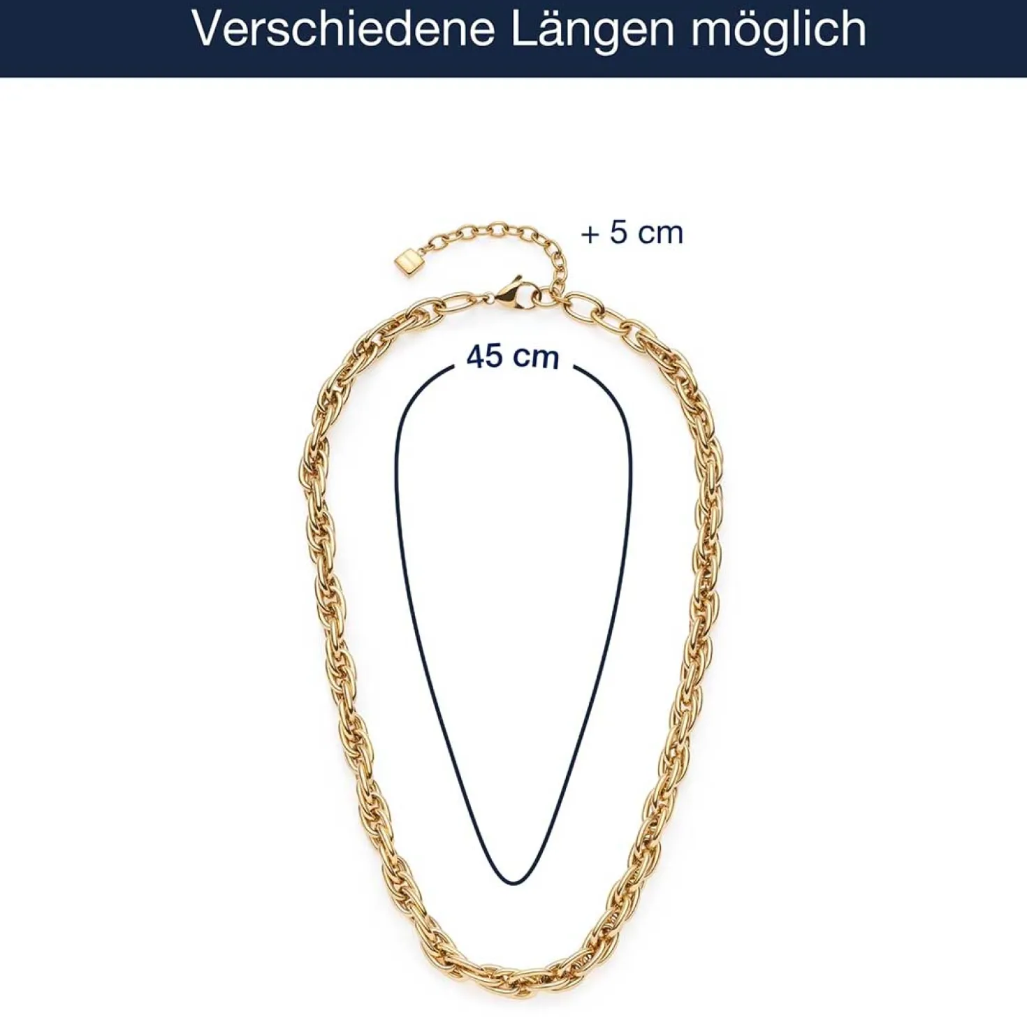 Halskette SINA 45cm gold
