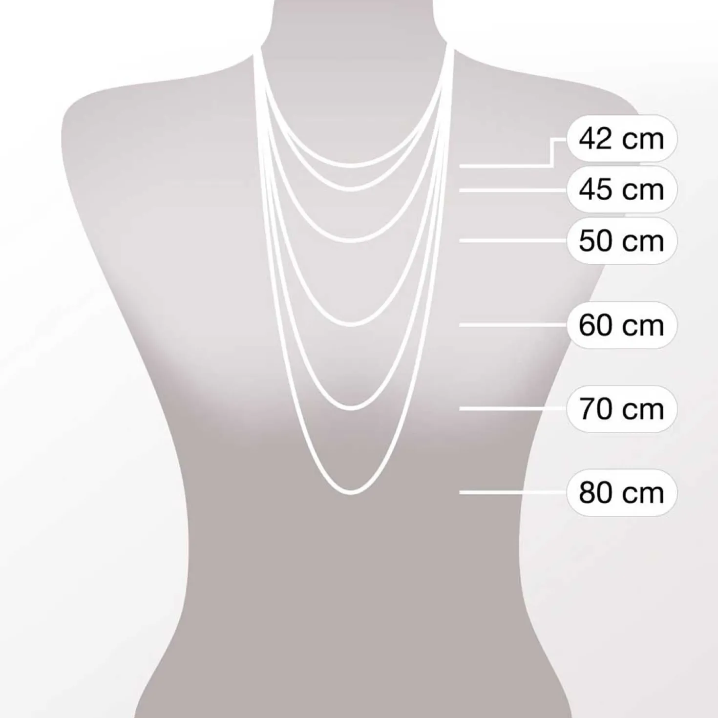 Halskette SONJA 80 cm gold Clip & Mix