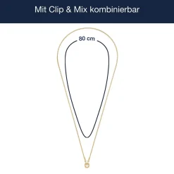 Halskette SONJA 80 cm gold Clip & Mix