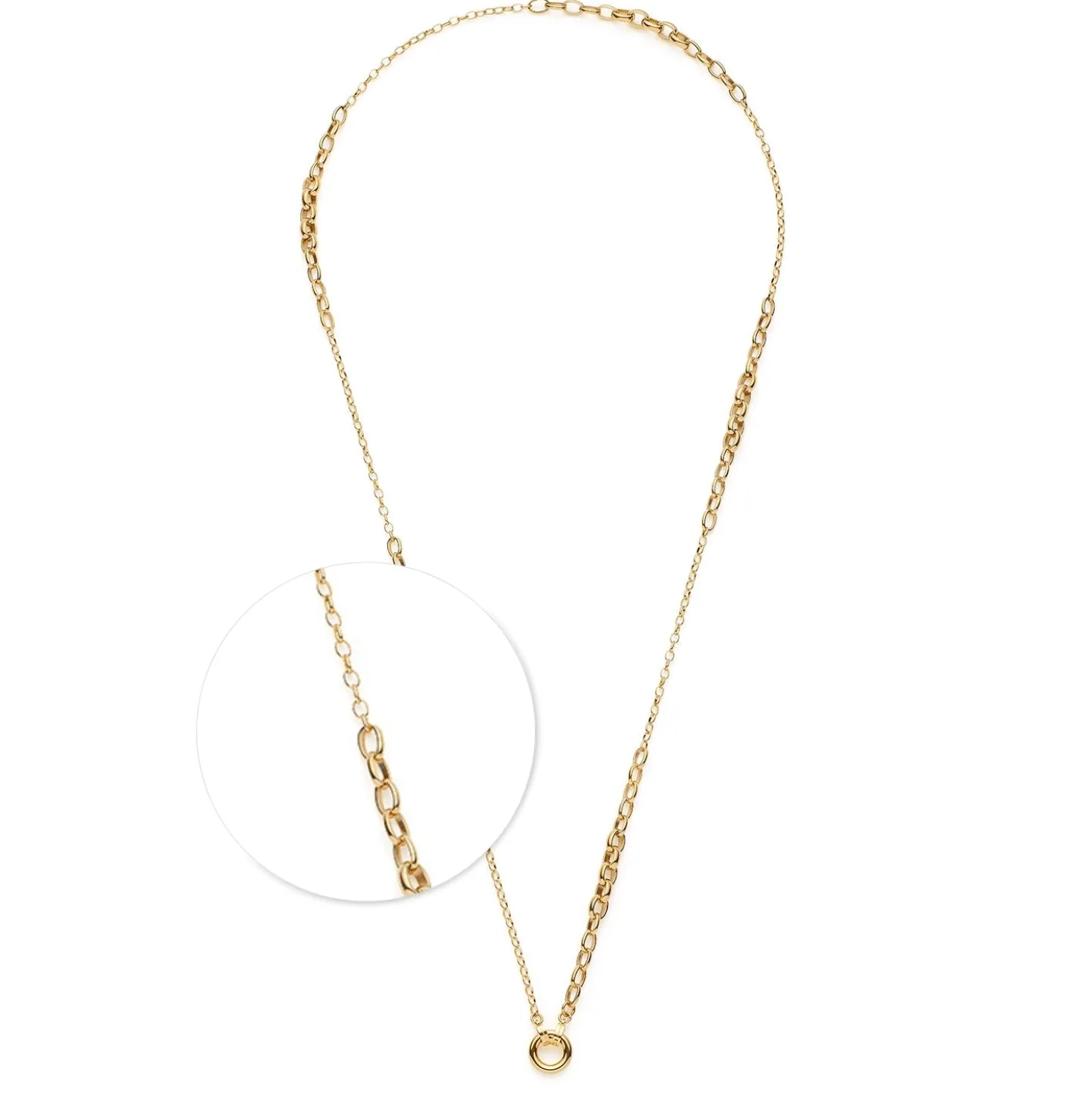 Halskette SUZANNE 80 cm gold Clip & Mix