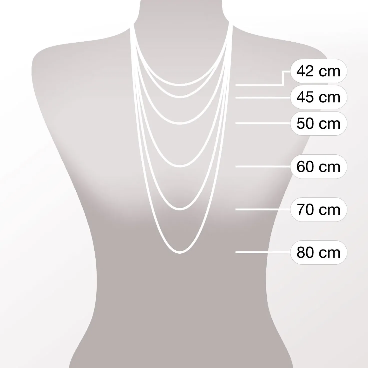 Halskette VICKY 50 cm Clip & Mix