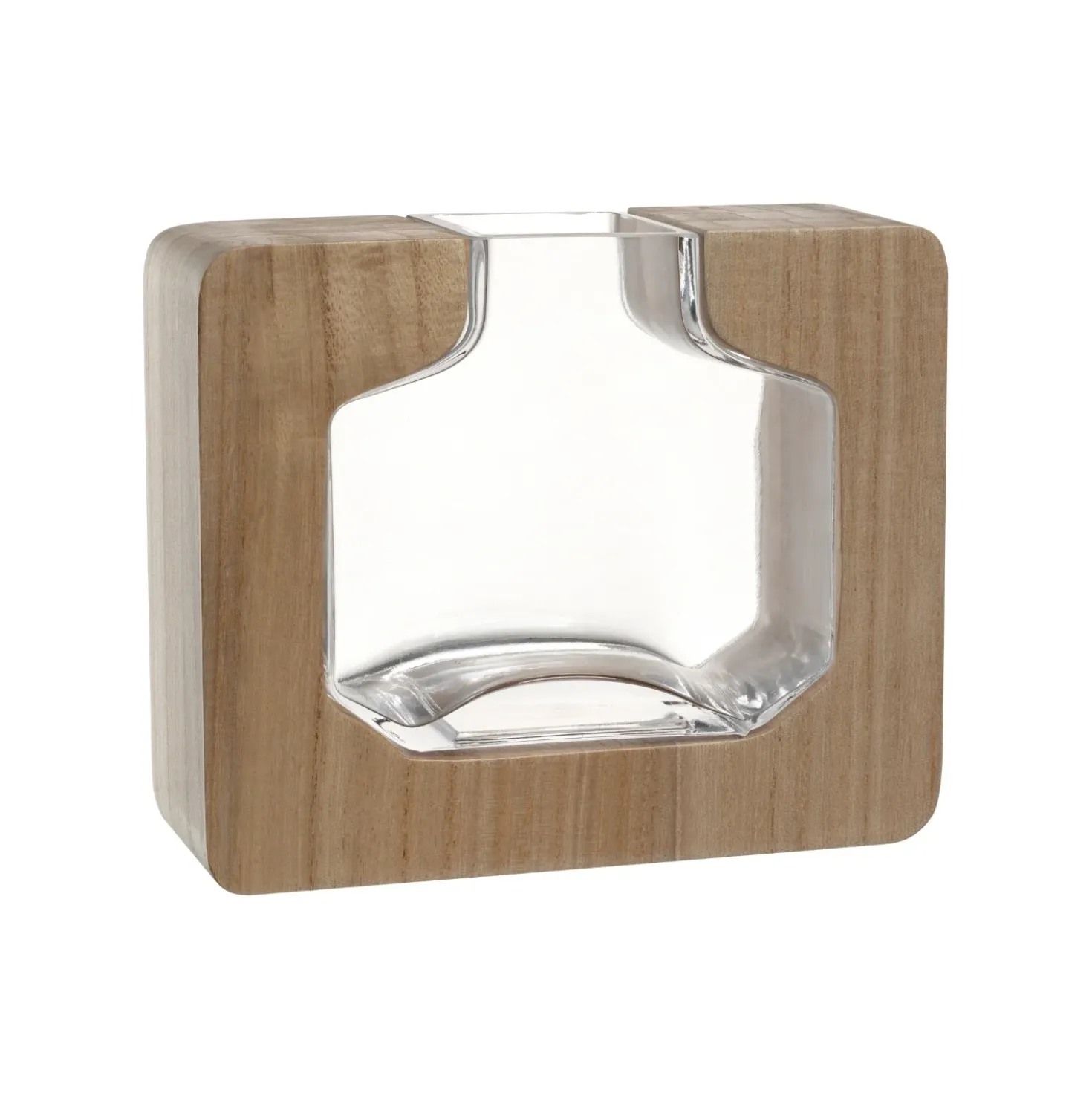 Holzvase AUTENTICO 18 cm