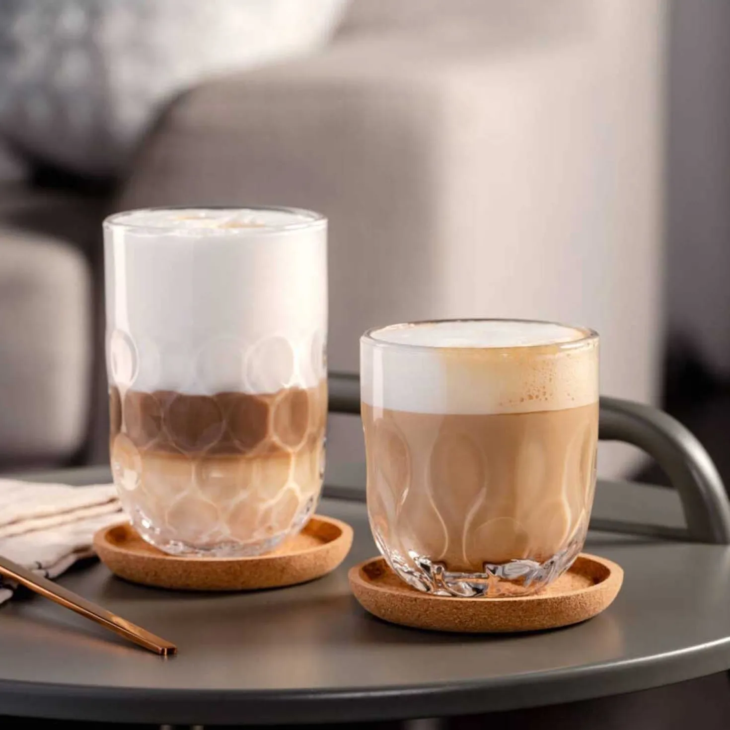 Kaffeeglas GOCCE 220ml 3. Variante 2er-Set