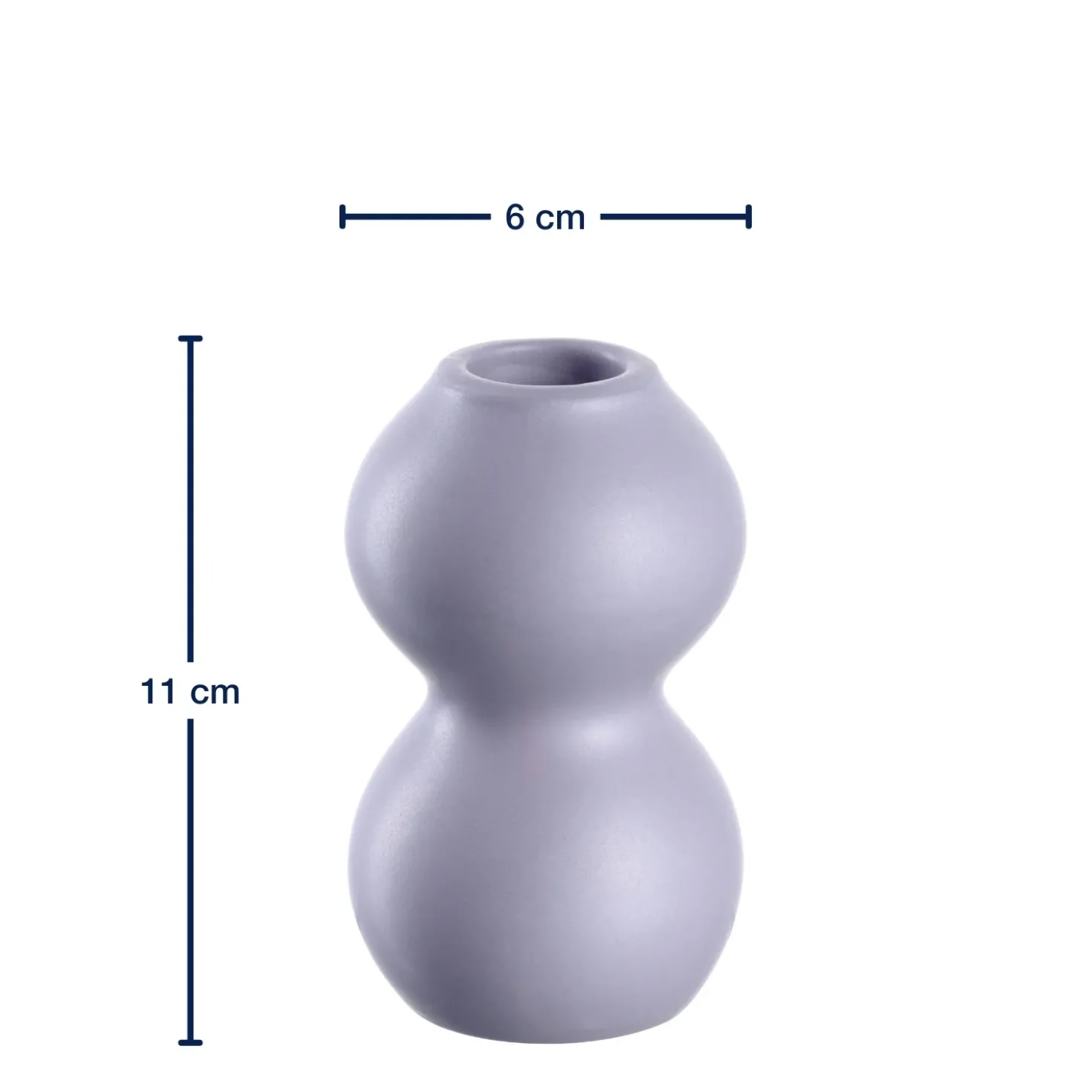 Keramikleuchter VIVACE 11 cm flieder