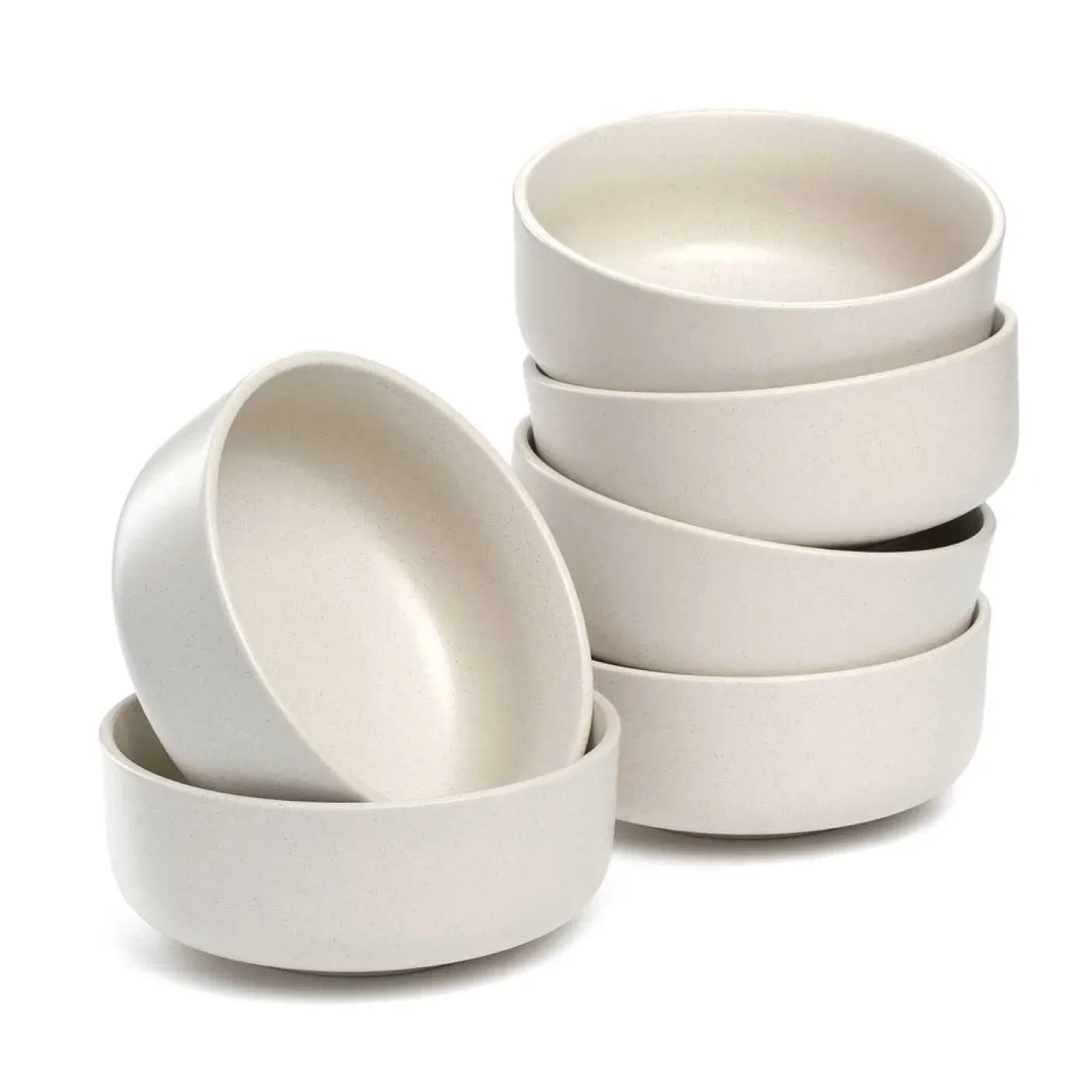 Keramikschale ROMA 16 cm creme 6er-Set