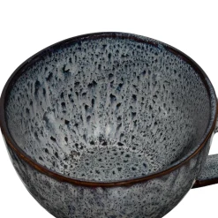 Keramiktasse MATERA 290 ml anthrazit 4er-Set