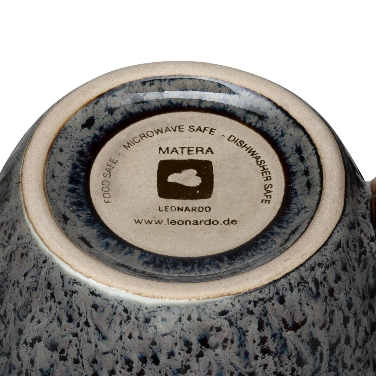 Keramiktasse MATERA 430 ml anthrazit 6er-Set