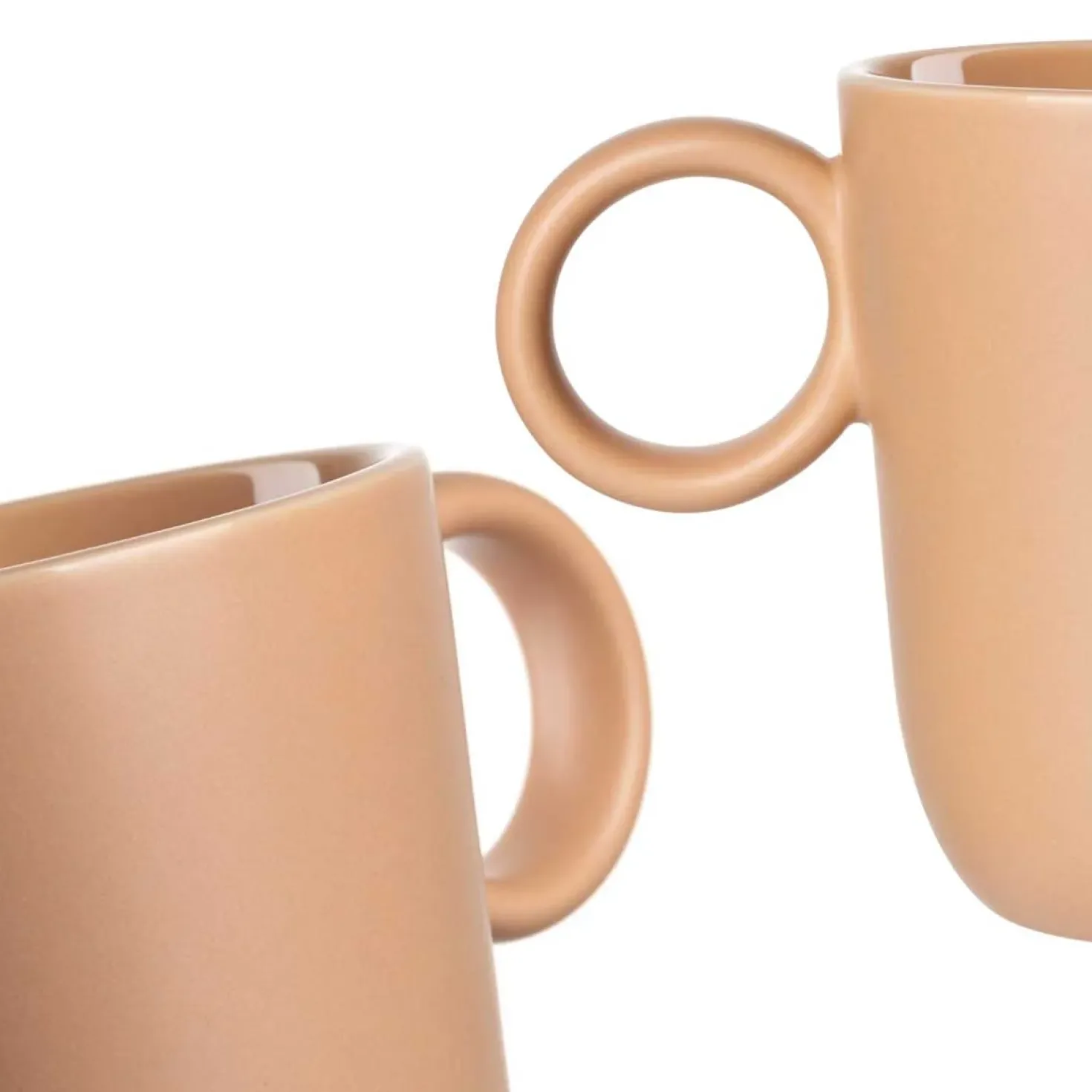 Keramiktasse ROMA 400 ml apricot 6er-Set